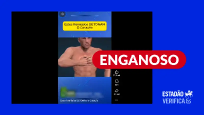 Vídeo alarmista sobre remédios e coração é enganoso, dizem especialistas