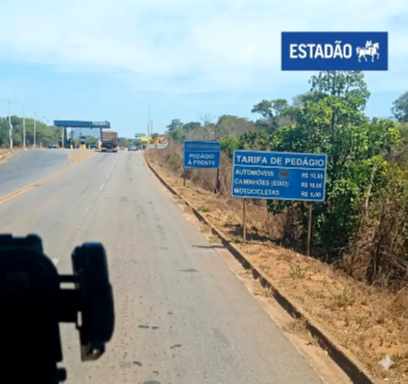 Vídeo de caminhoneiro expõe pedágio em estrada de terra em Goiás