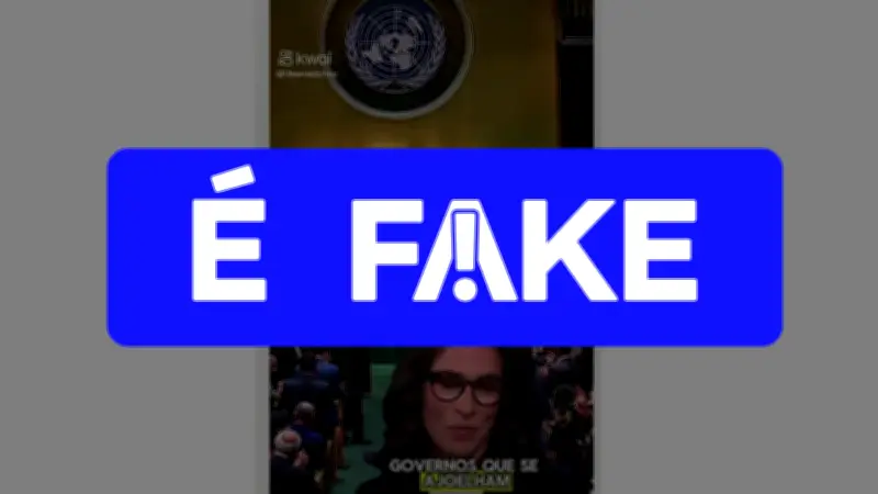 Vídeo falso mostra Renata Vasconcellos elogiando Lula na ONU