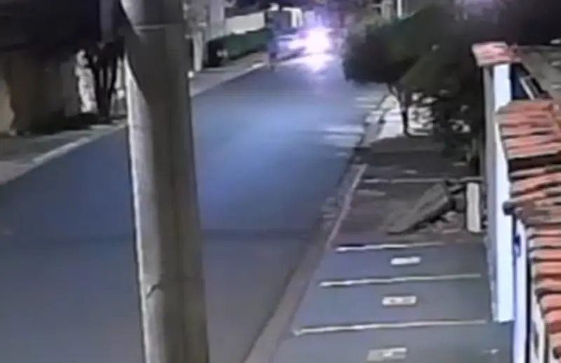 Vídeo mostra atropelamento proposital de cunhado em Barretos