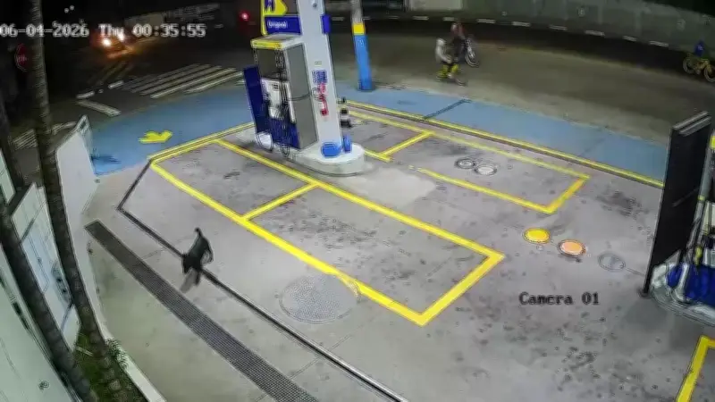 Vídeo mostra resgate de refém em posto de gasolina em Guarulhos