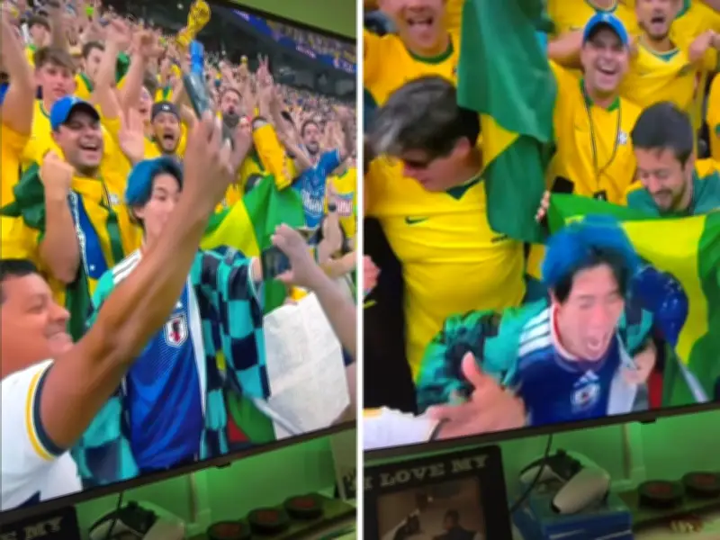 Vídeo viral de torcedor japonês furioso é encenação de influencer