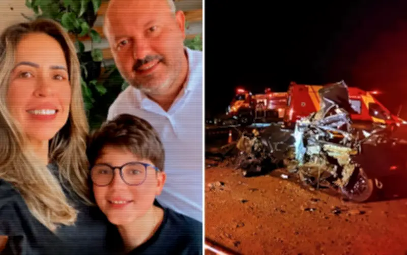 Vereador, esposa e filho morrem em acidente na GO-206, em Goiás