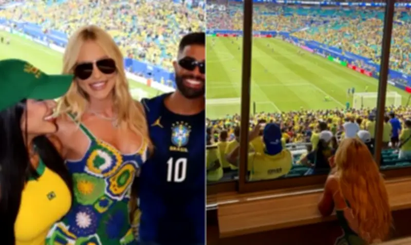 Virginia Fonseca assiste Brasil x Escócia em área VIP de R$ 350 mil