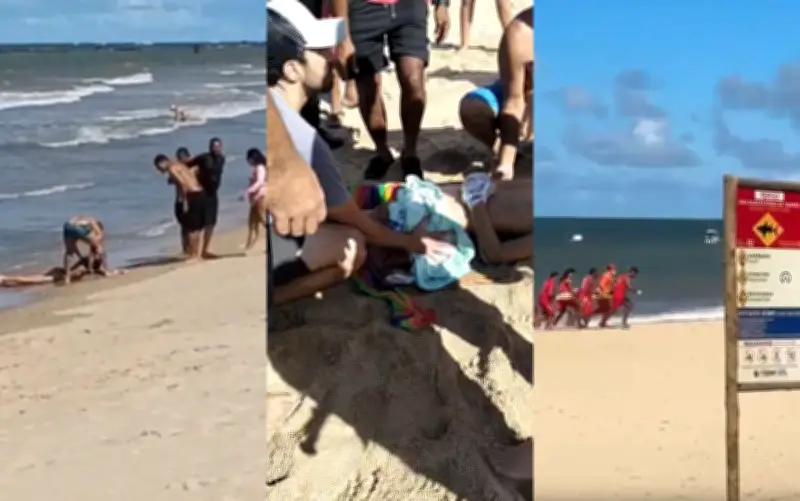 Vítimas de ataques de tubarão no Grande Recife seguem na UTI do HR
