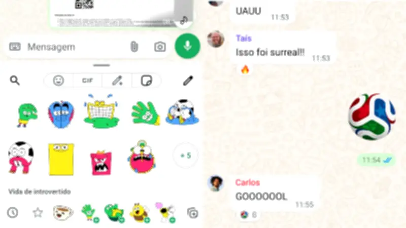 WhatsApp lança filtros e figurinhas para a Copa do Mundo de 2026