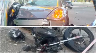 Acidente com Porsche na Zona Sul de SP deixa feridos