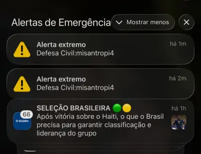 Alertas misteriosos com 'misantropia' assustam brasileiros