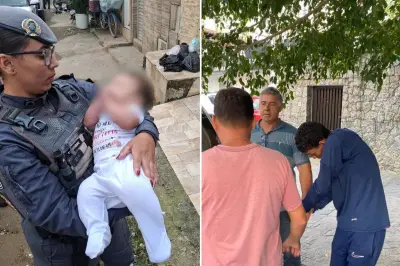 Bebê de 3 meses é resgatado pela PM após ser feito refém pelo pai em Guarujá