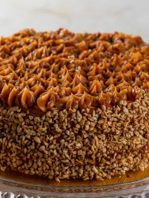 Bolo de Churros com Castanha e Doce de Leite: Festa Junina Perfeita