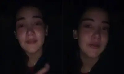 Filha de Regis Danese chora ao falar de incêndio que destruiu casa