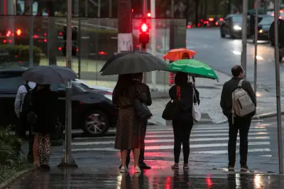 Frio e chuva persistem em SP; temperaturas variam entre 14°C e 17°C