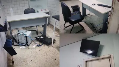 Idoso preso após quebrar TV, computador e impressora em PA de Vila Velha