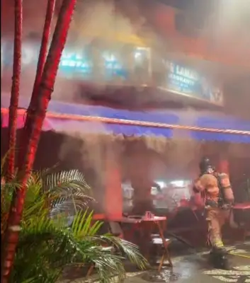 Incêndio atinge tradicional restaurante Lamas no Rio de Janeiro