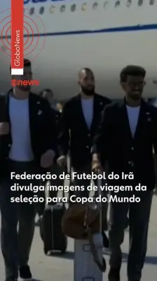 Irã divulga imagens de viagem da seleção para a Copa do Mundo 2026