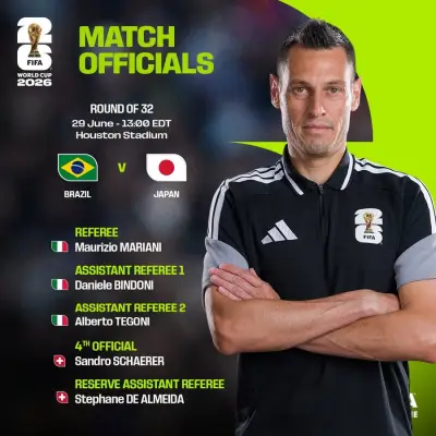 Italiano Maurizio Mariani apitará Brasil x Japão na Copa 2026