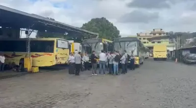 Itaperuna amanhece sem ônibus após suspensão do transporte