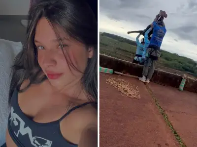 Jovem morre em rope jump sem corda; grupo não tinha empresa