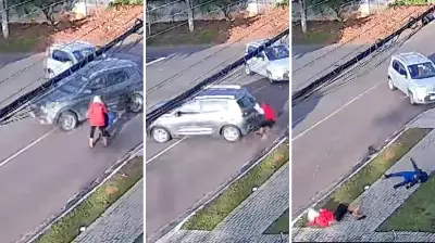 Mulher e criança são atropeladas em Curitiba; estado é estável