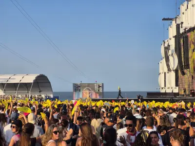 Pedro Sampaio distribui 10 mil leques e domina Palco Mundo no Rock in Rio Lisboa