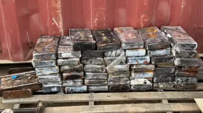PF apreende 150 kg de cocaína em Navegantes escondida em carga de sucata