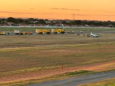 Pista do aeroporto de Teresina é liberada após falha em aeronave de pequeno porte