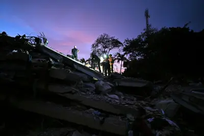 Protesto força militares a ajudar em resgate após terremoto na Venezuela