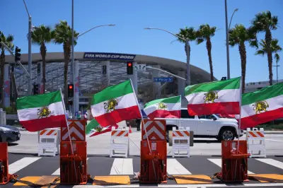 Protesto iraniano-americano marca estreia do Irã na Copa de 2026
