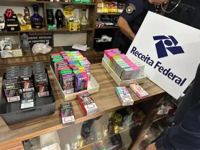 Receita Federal apreende 323 vapes avaliados em R$ 20 mil em Boa Vista