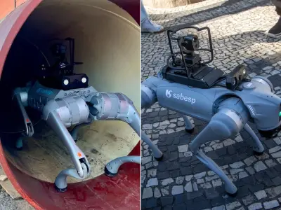 Sabesp usa cachorro-robô em inspeções de tubulações no Porto de Santos