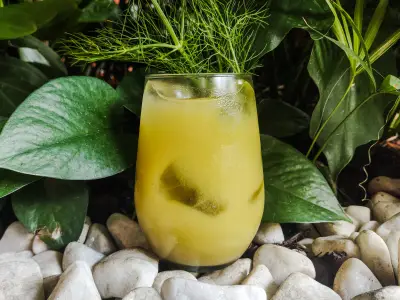 Suchá detox de capim-santo: benefícios e receita com maçã, couve e gengibre