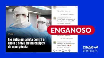 Surto de ebola no Congo: riscos para o Brasil e o mundo são baixos, diz OMS