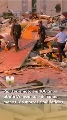 Terremotos na Venezuela deixam mais de 160 mortos e mil feridos