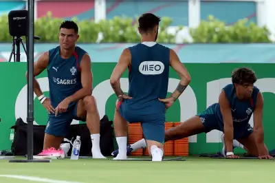 Treino de Portugal na Flórida é interrompido por trovoadas; seleção levada a local seguro