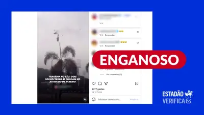 Vídeo de acidente na Malásia é compartilhado como se fosse no Rio