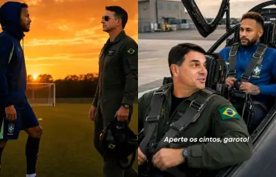 Vídeo de Flávio Bolsonaro com Neymar por IA não foi autorizado