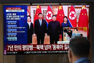 Xi Jinping chega à Coreia do Norte para visita oficial em meio a tensões