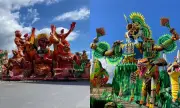 Alegorias de Caprichoso e Garantido em reta final para o Festival de Parintins