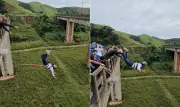 Apagão em rope jump: jornalista relata salto e alerta sobre segurança