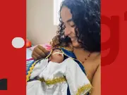Bebê prematura deixa UTI vestida de Nossa Senhora Aparecida no AC