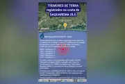 Cinco tremores de terra no litoral do Rio em 13 horas
