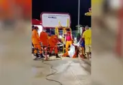 Criança tem pé perfurado por parafuso em academia ao ar livre em Palmas