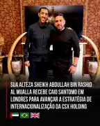 CSX Holding discute expansão internacional com Sheikh dos Emirados Árabes