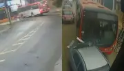Dois acidentes com ônibus em menos de 24 horas em Juiz de Fora