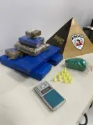 Drogas apreendidas em ocorrência de violência doméstica em Governador Valadares