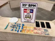 Duas mulheres são presas com drogas e crianças de colo em Santarém