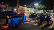 Dupla presa após sequestrar mulher e capotar carro em Fortaleza