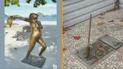 Estátua de Leila Diniz é furtada em Niterói menos de um mês após instalação