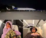 Ex-BBB Hariany pega carona em jatinho de cunhada para a Copa com patrocínios de Anitta
