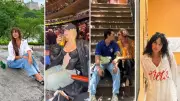 Famosos brasileiros curtem Nova York durante o Mundial